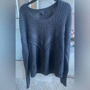 Ella Moss relaxed fit sweater in grey, size Small